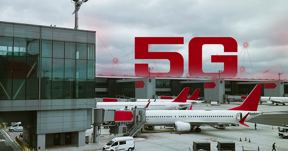 Airport connectivity 5G