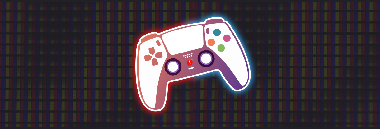 Illustration of video game controller