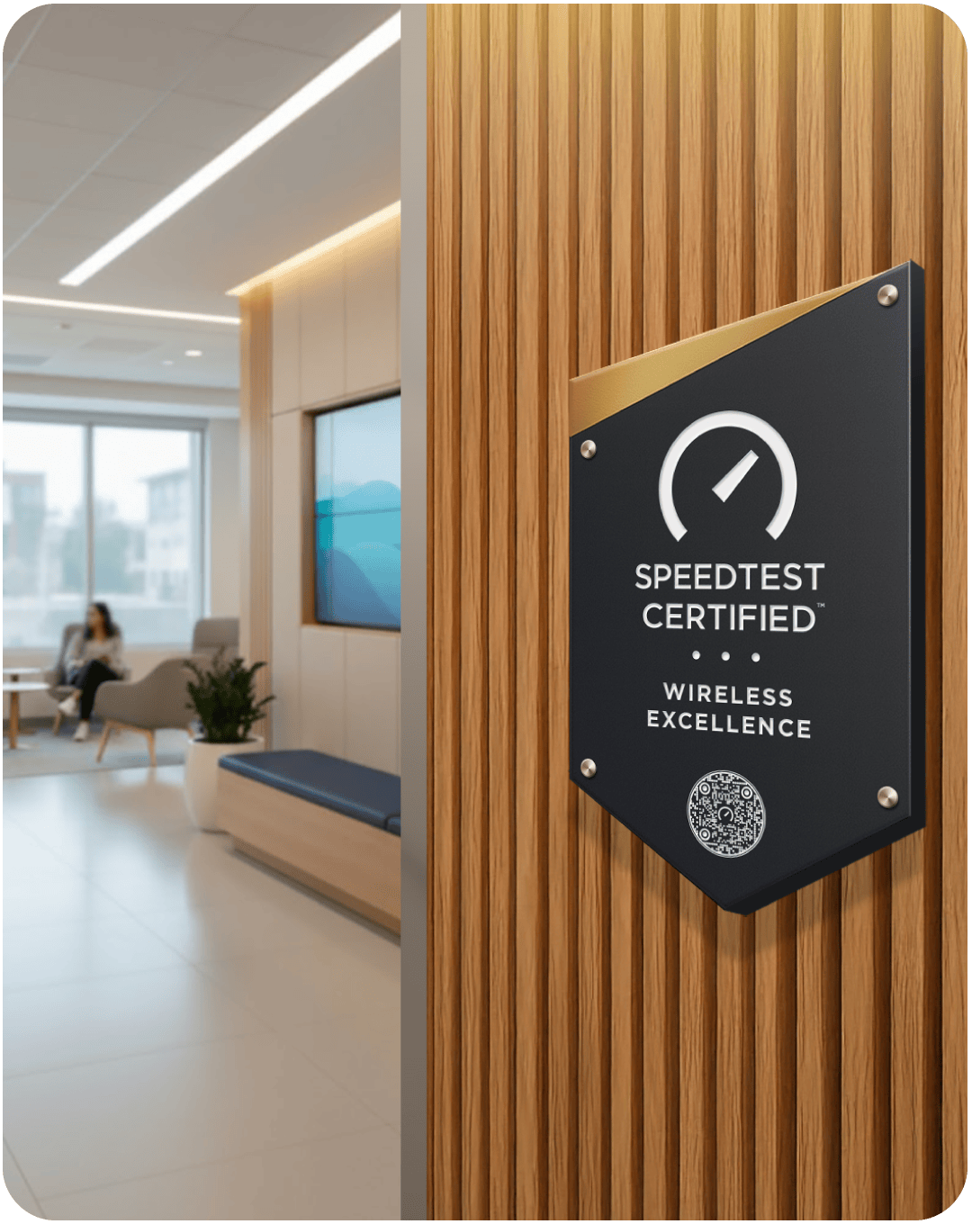 Speedtest Certified for hospitals and healthcare facilities