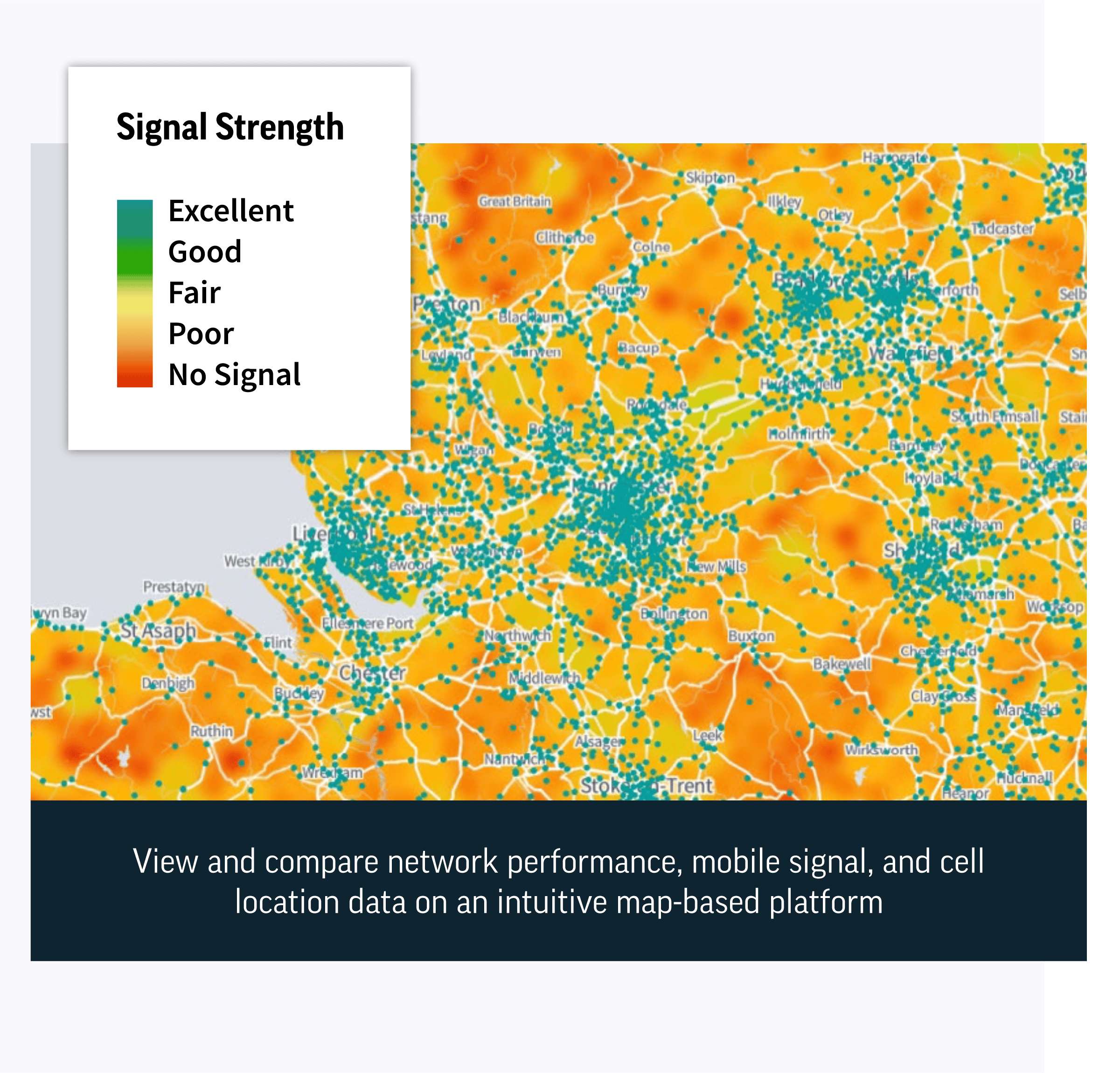 signal strength heatmap